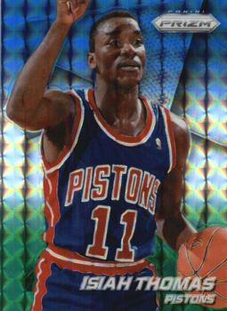 2014-15 Panini Prizm - Prizms Blue and Green Mosaic #162 Isiah Thomas Front