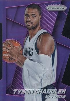 2014-15 Panini Prizm - Prizms Purple Die Cut #114 Tyson Chandler Front