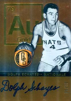 2014-15 Panini Gold Standard - AU Autographs #55 Dolph Schayes Front
