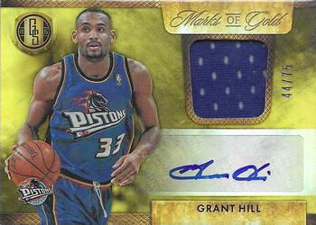 2014-15 Panini Gold Standard - Marks of Gold Jersey Autographs #12 Grant Hill Front