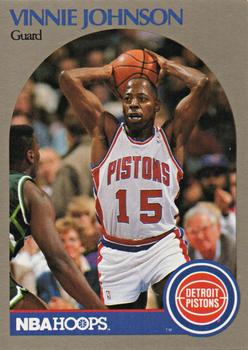 1991 Hoops 100 Superstars #29 Vinnie Johnson Front