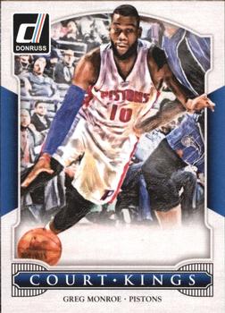 2014-15 Donruss - Court Kings #9 Greg Monroe Front