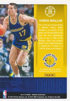 2014-15 Donruss #30 Chris Mullin Back