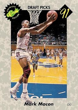 1991 Classic #4 Mark Macon  Front