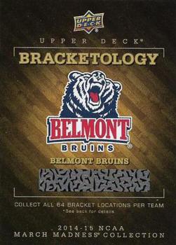 2014-15 Upper Deck NCAA March Madness - Bracketology #NNO Belmont Bruins Front