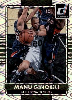 2014-15 Donruss - Swirlorama #156 Manu Ginobili Front