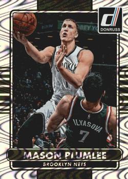 2014-15 Donruss - Swirlorama #172 Mason Plumlee Front