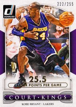 2014-15 Donruss - Court Kings Stat Line Career #22 Kobe Bryant Front