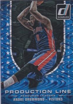 2014-15 Donruss - Production Line Rebounds Swirlorama #2 Andre Drummond Front