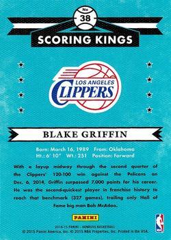 2014-15 Donruss - Scoring Kings Press Proofs Blue #38 Blake Griffin Back