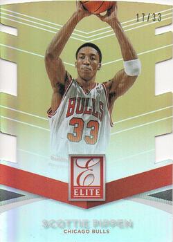 2014-15 Donruss - Elite Jersey Number Die Cuts #81 Scottie Pippen Front