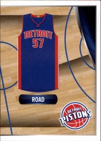 2014-15 Panini Stickers #97 Pistons Road Jersey Front