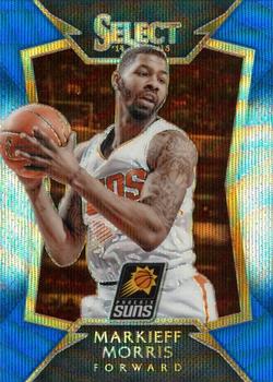 2014-15 Panini Select - Prizms Blue and Silver #43 Markieff Morris Front