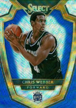 2014-15 Panini Select - Prizms Blue and Silver #162 Chris Webber Front