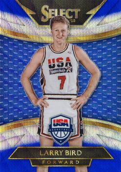 2014-15 Panini Select - Prizms Blue and Silver #201 Larry Bird Front
