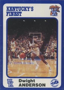 1988-89 Kentucky's Finest Collegiate Collection #115 Dwight Anderson Front