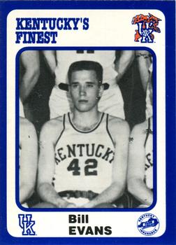 1988-89 Kentucky's Finest Collegiate Collection #37 Bill Evans Front