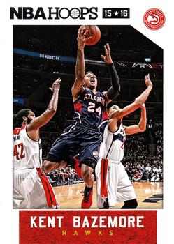 2015-16 Hoops #72 Kent Bazemore Front