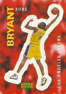 1997-98 Upper Deck NBA Stickers (European) #60 Kobe Bryant Front