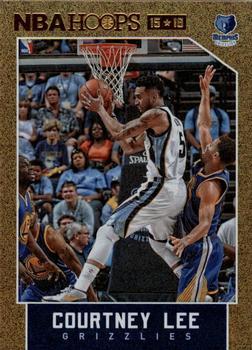 2015-16 Hoops - Gold #217 Courtney Lee Front