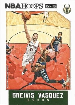 2015-16 Hoops - Red Back #121 Greivis Vasquez Front