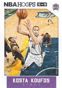 2015-16 Hoops - Red Back #182 Kosta Koufos Front