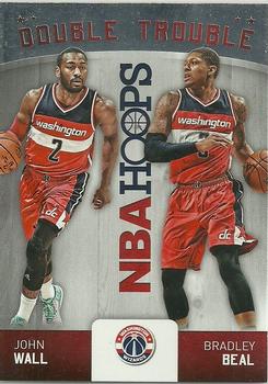 2015-16 Hoops - Double Trouble #1 Bradley Beal / John Wall Front