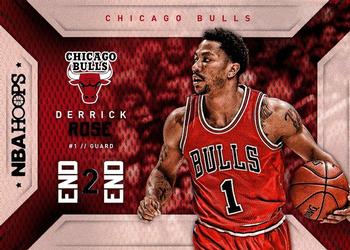 2015-16 Hoops - End 2 End #13 Derrick Rose Front