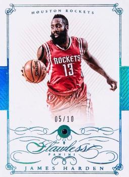 2014-15 Panini Flawless - Sapphire #60 James Harden Front