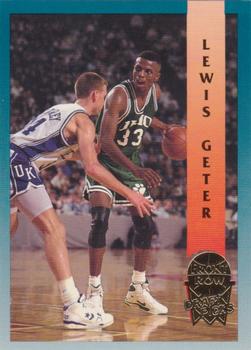 1992 Front Row Draft Picks - Gold #25 Lewis Geter Front