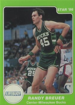 1985-86 Star Lifebuoy Milwaukee Bucks #2 Randy Breuer Front