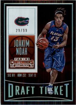 2015 Panini Contenders Draft Picks - Draft Ticket #46 Joakim Noah Front