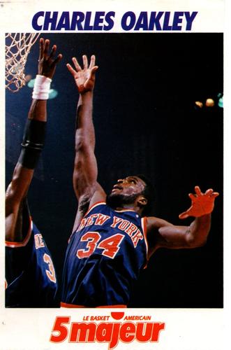 1991-93 5 Majeur Magazine France #NNO Charles Oakley Front