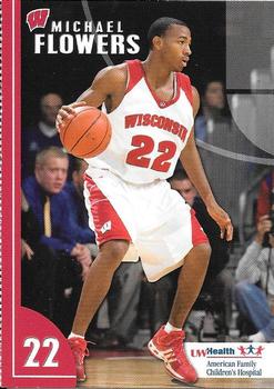 2007-08 UW Health Wisconsin Badgers #NNO Michael Flowers Front