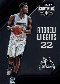 2015-16 Panini Totally Certified #88 Andrew Wiggins Front
