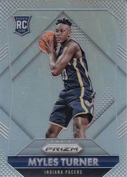 2015-16 Panini Prizm - Silver Prizms #340 Myles Turner Front