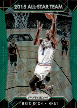 2015-16 Panini Prizm - Green Prizms #356 Chris Bosh Front