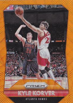 2015-16 Panini Prizm - Orange Wave Prizms #38 Kyle Korver Front