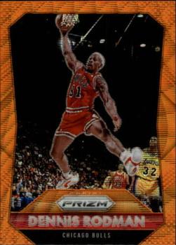 2015-16 Panini Prizm - Orange Wave Prizms #245 Dennis Rodman Front