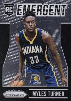 2015-16 Panini Prizm - Emergent #14 Myles Turner Front