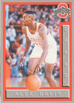 1991-92 Ohio State Buckeyes #NNO Alex Davis Front