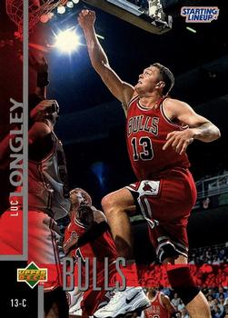 1997 Kenner/Topps/Upper Deck Starting Lineup Cards Extended Series #SL7 Luc Longley Front