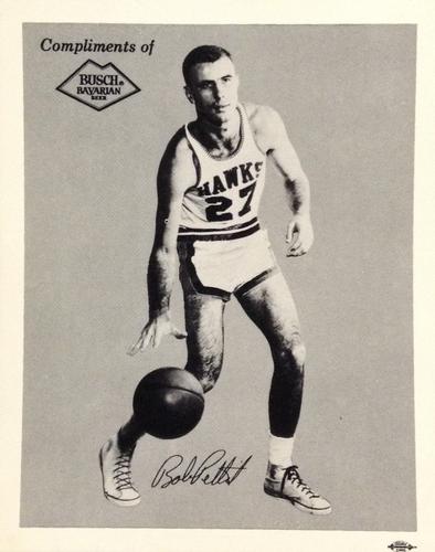 1959-60 Busch Bavarian St. Louis Hawks #NNO Bob Pettit Front