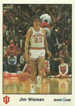 1986-87 Bank One Indiana Hoosiers All-Time Greats of IU Basketball (Series I) #4 Jim Wisman Front