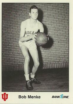 1986-87 Bank One Indiana Hoosiers All-Time Greats of IU Basketball (Series II) #11 Bob Menke Front