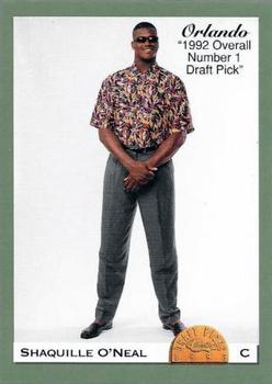 1993 Classic Draft Picks - Draft Day Green #NNO Shaquille O'Neal Front