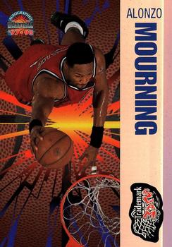 1997-98 Score Board Autographed - Trademark Slam #TS4 Alonzo Mourning Front