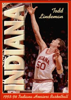 1993-94 Indiana Hoosiers #11 Todd Lindeman Front