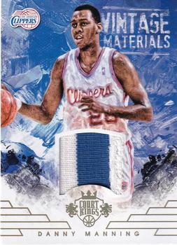 2015-16 Panini Court Kings - Vintage Materials Prime #4 Danny Manning Front