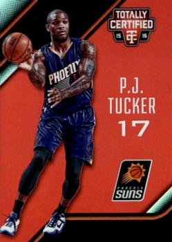 2015-16 Panini Totally Certified - Mirror Red #35 P.J. Tucker Front